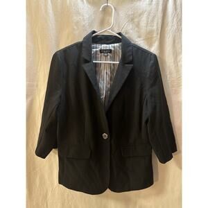 True Envy Stretch Black Blazer – Size Large